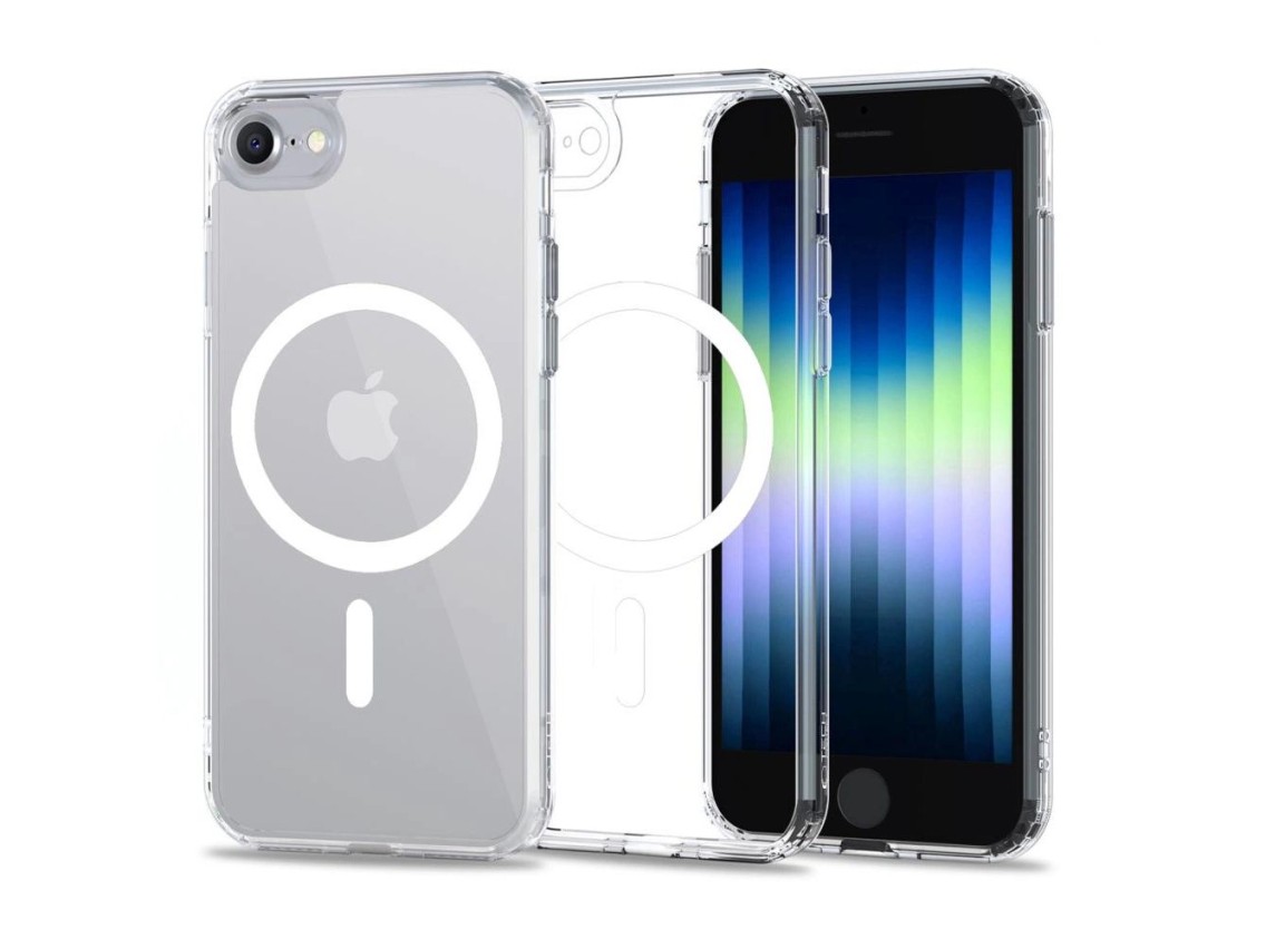 Funda Tech-Protect MagMat MagSafe para iPhone 7 / 8 / SE 2020 / 2022 - Transparente