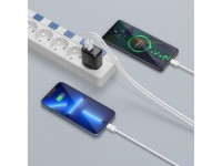 Carregador Tech-Protect C20W USB-C PD 20W / USB-A QC 3.0 - Preto Carregador Tech-Protect C20W USB-C PD 20W / USB-A QC 3.0 - Preto