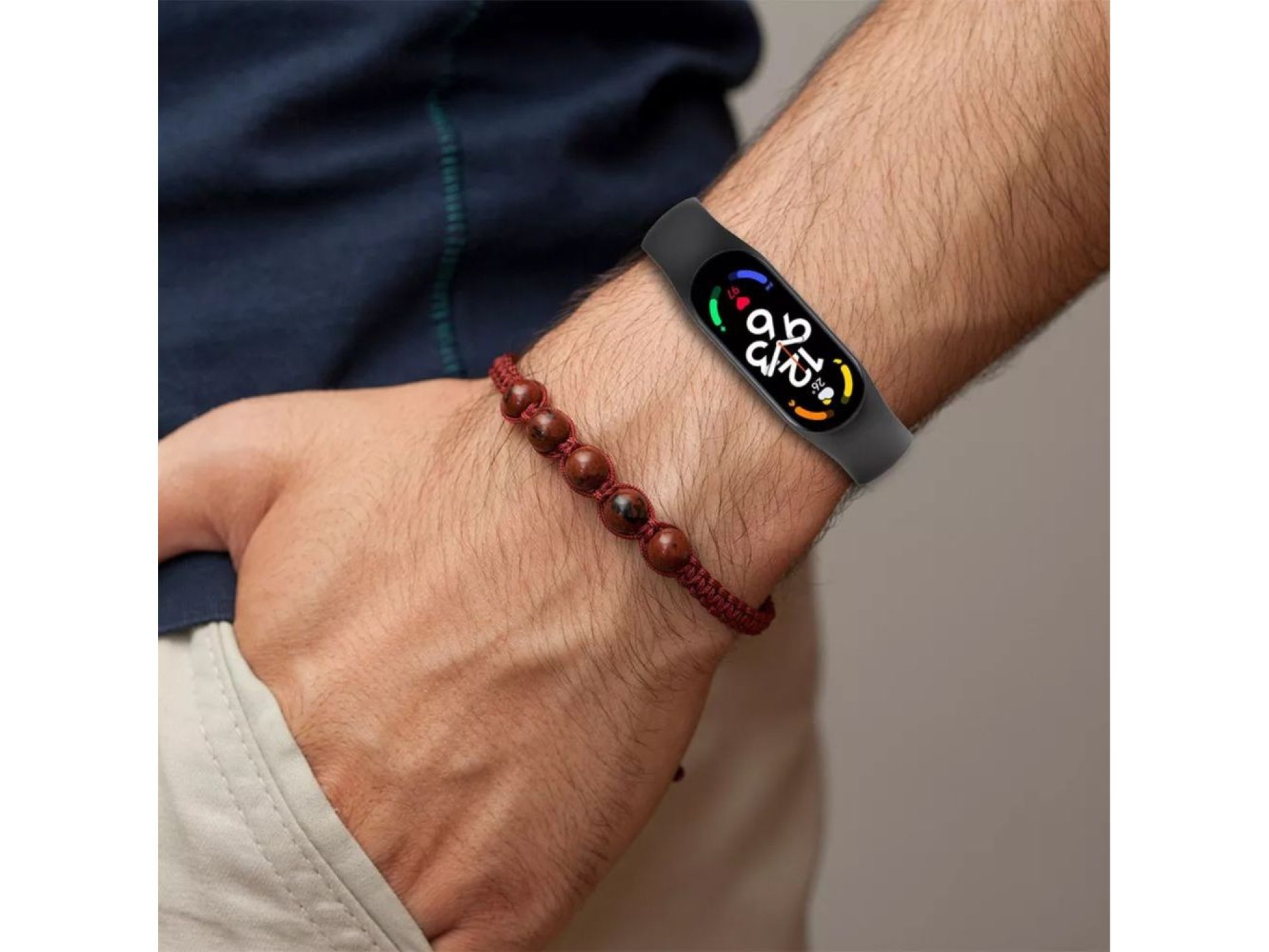 Pulseira Tech-Protect IconBand para Xiaomi Mi Smart Band 5 / 6 / 7 / NFC - Rosa