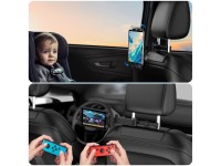 Soporte telescópico para teléfono móvil Tech-Protect V1 para reposacabezas de coche - Negro Soporte telescópico para teléfono móvil Tech-Protect V1 para reposacabezas de coche - Negro