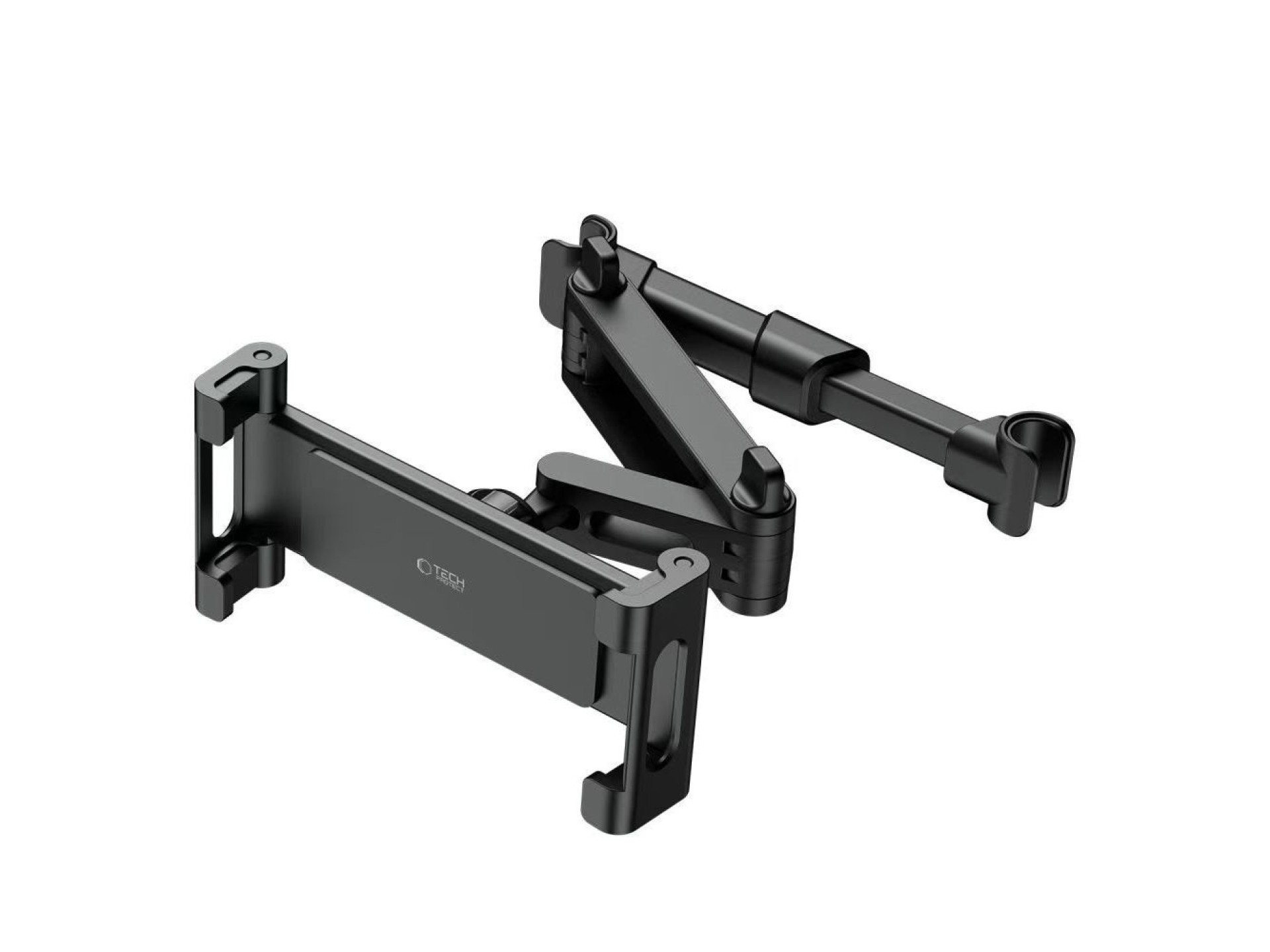Soporte telescópico para teléfono móvil Tech-Protect V1 para reposacabezas de coche - Negro