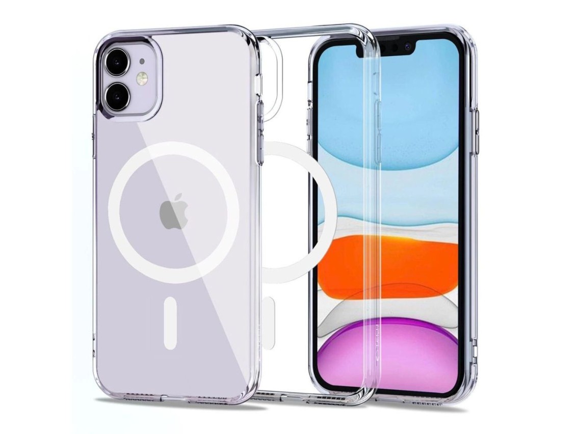 Capa Tech-Protect MagMat MagSafe para iPhone 11 - Transparente