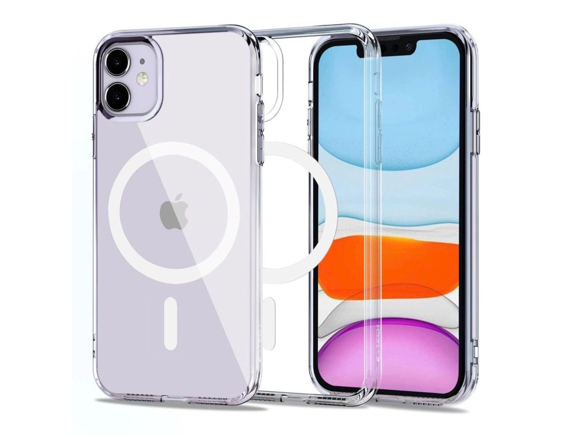 Capa Tech-Protect MagMat MagSafe para iPhone 11 - Transparente