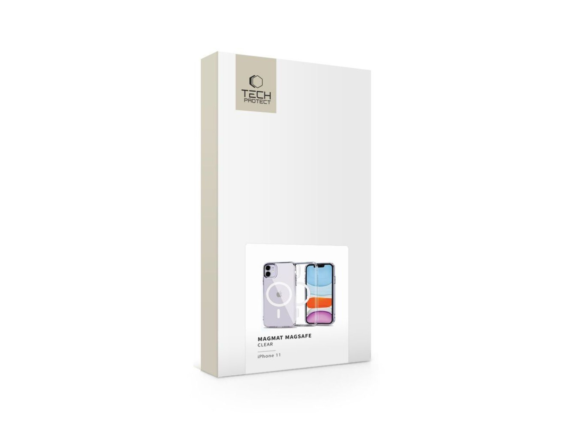 Capa Tech-Protect MagMat MagSafe para iPhone 11 - Transparente