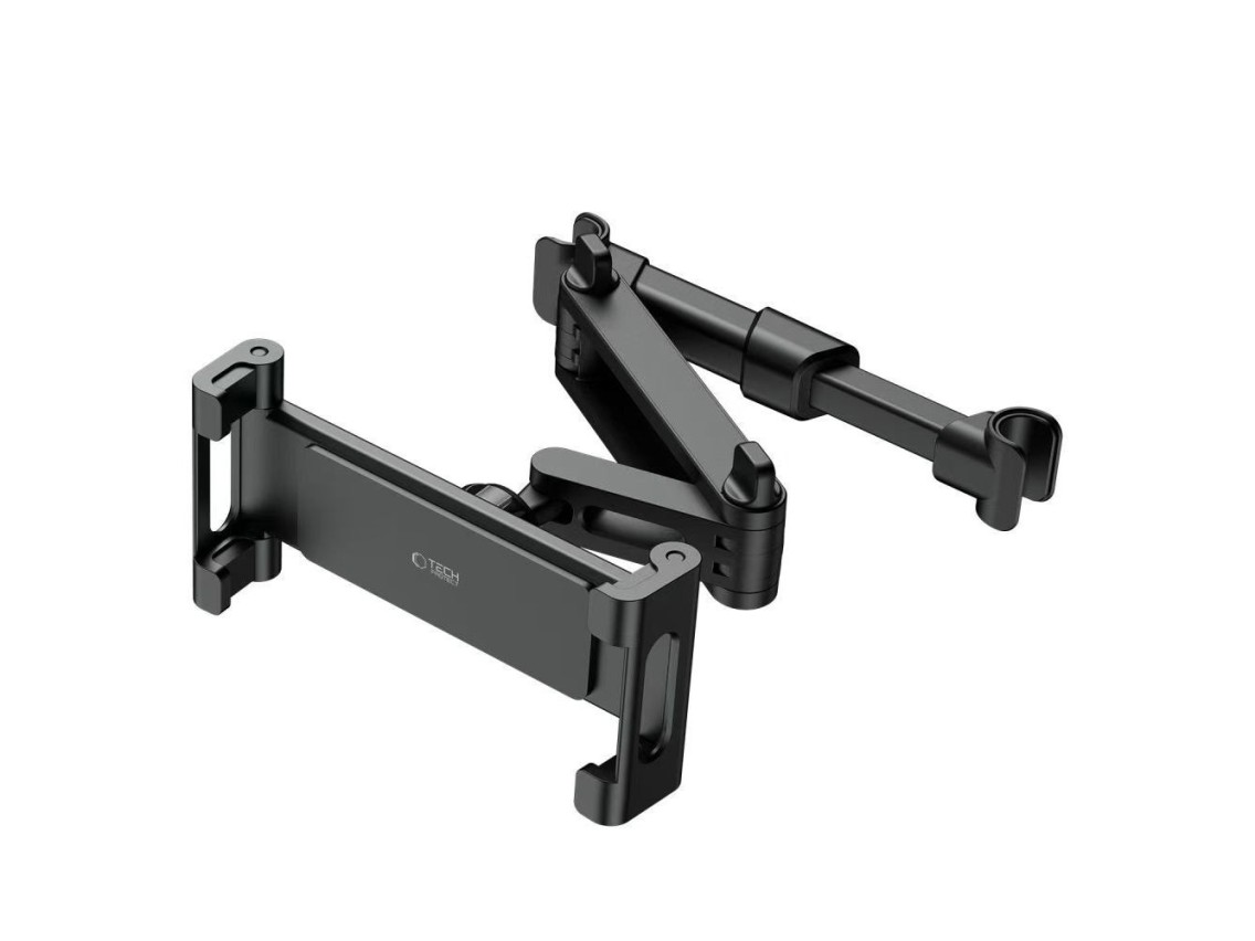 Soporte telescópico para teléfono móvil Tech-Protect V1 para reposacabezas de coche - Negro
