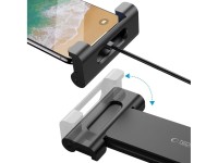 Soporte telescópico para teléfono móvil Tech-Protect V1 para reposacabezas de coche - Negro Soporte telescópico para teléfono móvil Tech-Protect V1 para reposacabezas de coche - Negro