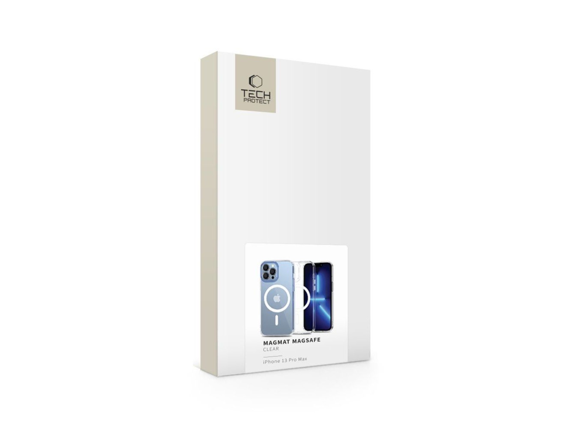 Funda Tech-Protect MagMat MagSafe para iPhone 13 Pro Max - Transparente
