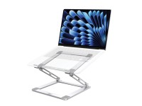 Suporte universal dobrável Tech-Protect ULS400 para laptops de até 17" - prata Suporte universal dobrável Tech-Protect ULS400 para laptops de até 17" - prata