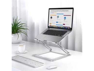 Suporte universal dobr�vel Tech-Protect ULS400 para laptops de at� 17" - cinza