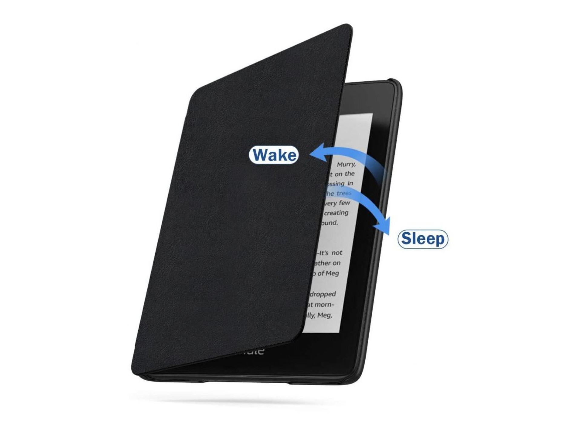 Capa protetora Tech-Protect SmartCase para Kindle Paperwhite V/5/Edição Signature - Azul com flores