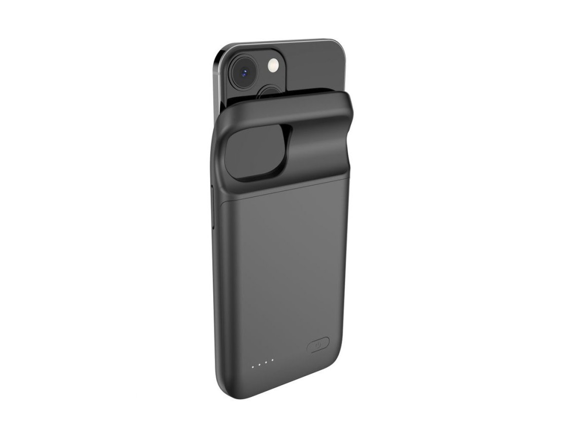 Funda Tech-Protect PowerCase para iPhone 12 mini / 13 mini con batería externa de 4700 mAh - negra