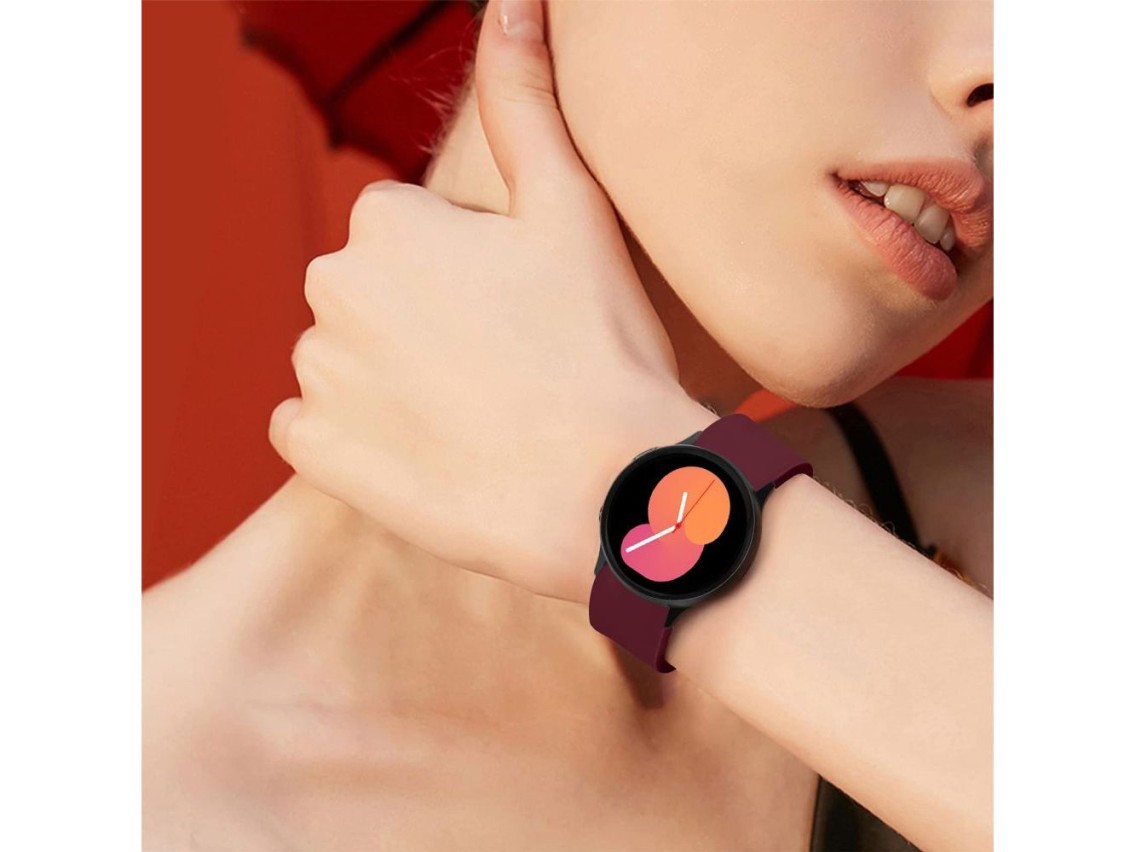 Tech-Protect IconBand para Samsung Galaxy Watch 4 / 5 / 5 Pro / 6 / 7 / FE - Vermelho
