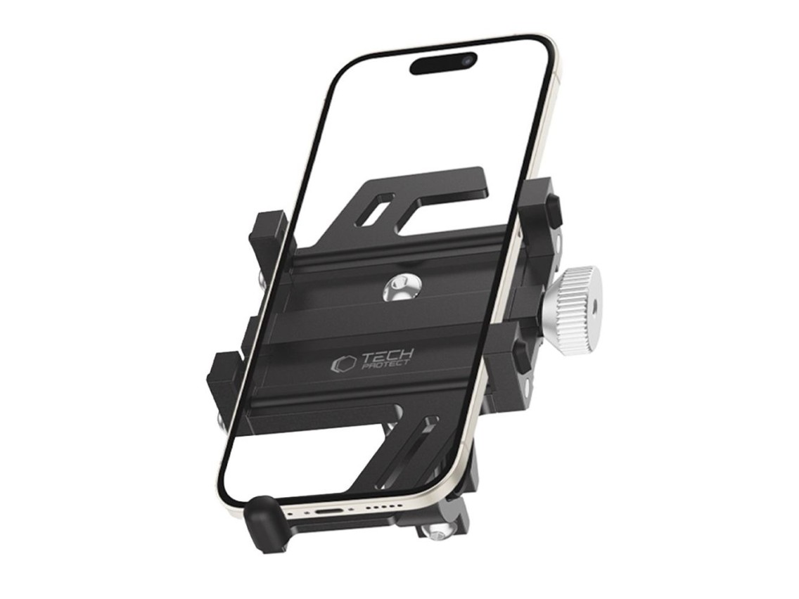 Soporte universal para teléfono de bicicleta Tech-Protect V1 - Negro