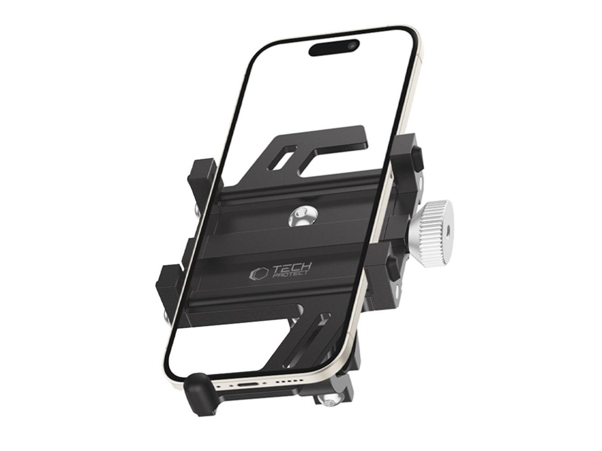 Soporte universal para teléfono de bicicleta Tech-Protect V1 - Negro