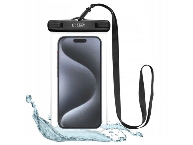 Capa � prova d'�gua Tech-Protect UWC7 universal para smartphones de at� 6,9" - preta