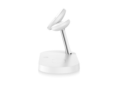 Tech-Protect A12 3in1 MagSafe Inductive Charger for Smartphone/Headphones/Smartwatch - White
