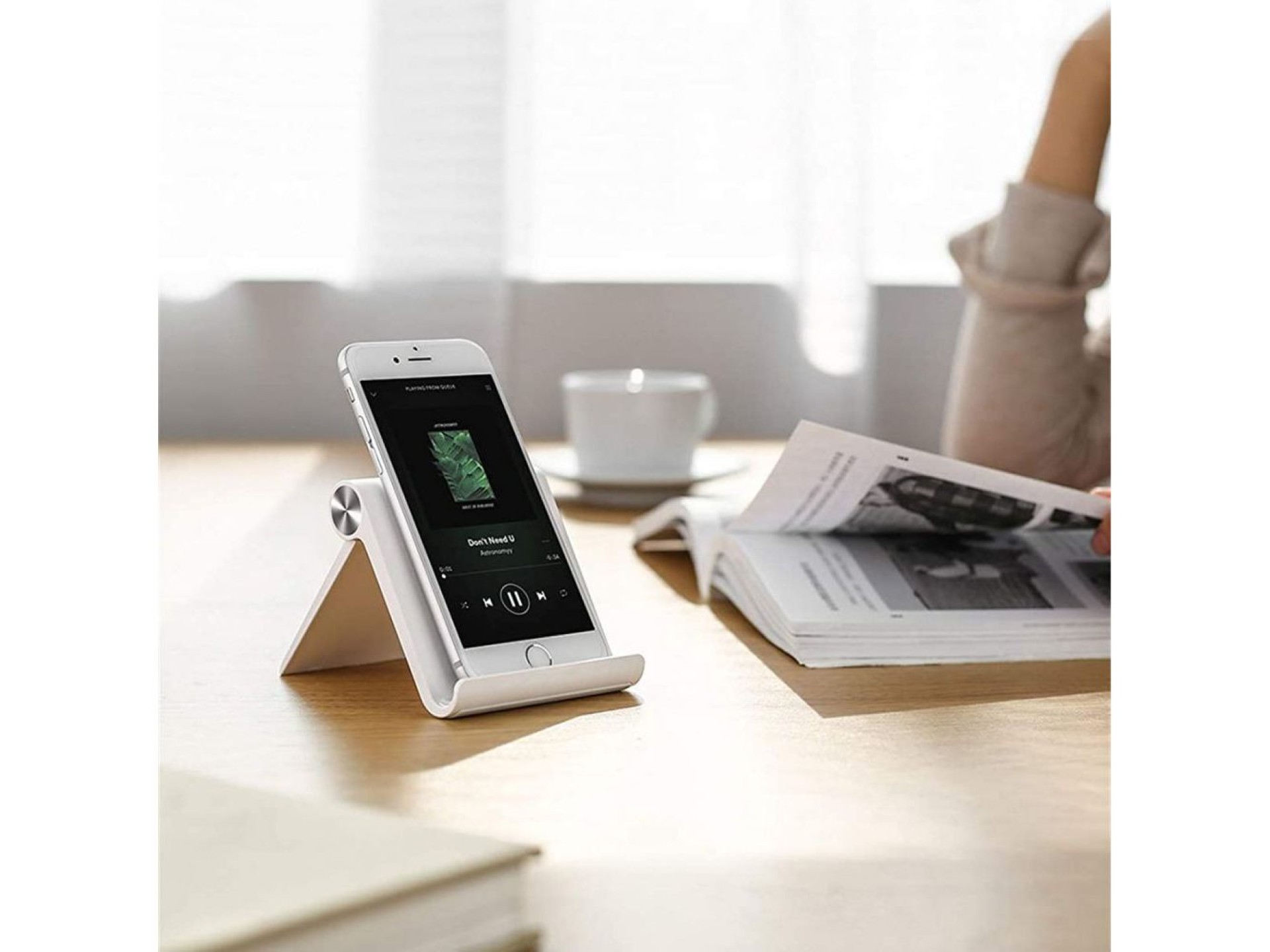 Suporte universal Tech-Protect Z1 para smartphone/tablet - Branco