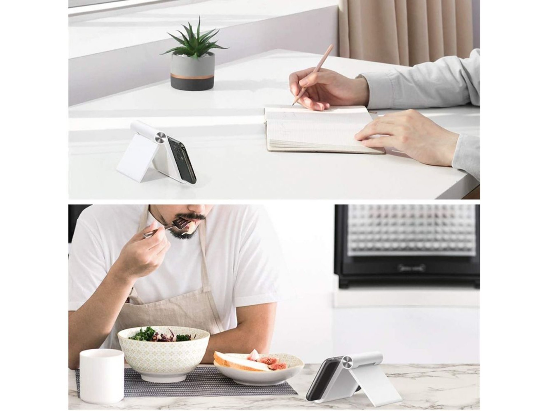 Suporte universal Tech-Protect Z1 para smartphone/tablet - Branco