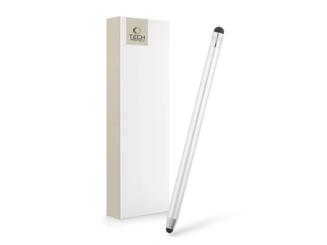 Caneta Stylus Tech-Protect Touch - Prata