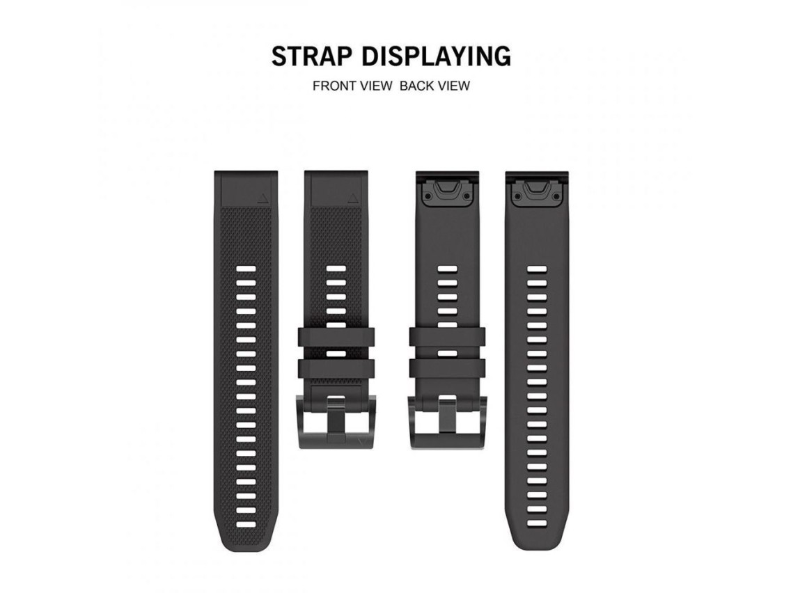 Capa Tech-Protect Smooth para Garmin Fenix ??5 / 6 / 6 Pro / 7 - preta