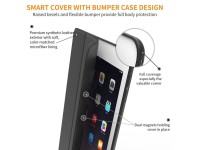 Capa Tech-Protect SmartCase para iPad 9.7'' 5/6 2017-2018 - preta Capa Tech-Protect SmartCase para iPad 9.7'' 5/6 2017-2018 - preta