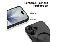 Tech-Protect Magpeak Magsafe CC Case for iPhone 17 - Clear Black Tech-Protect Magpeak Magsafe CC Case for iPhone 17 - Clear Black