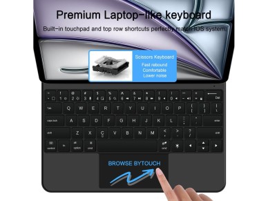 Tech-Protect Smartcase Magnetic with Keyboard for iPad Pro 12.9” 2020 / 2021 / 2022 / iPad Air Tech-Protect Smartcase Magnetic with Keyboard for iPad Pro 12.9” 2020 / 2021 / 2022 / iPad Air