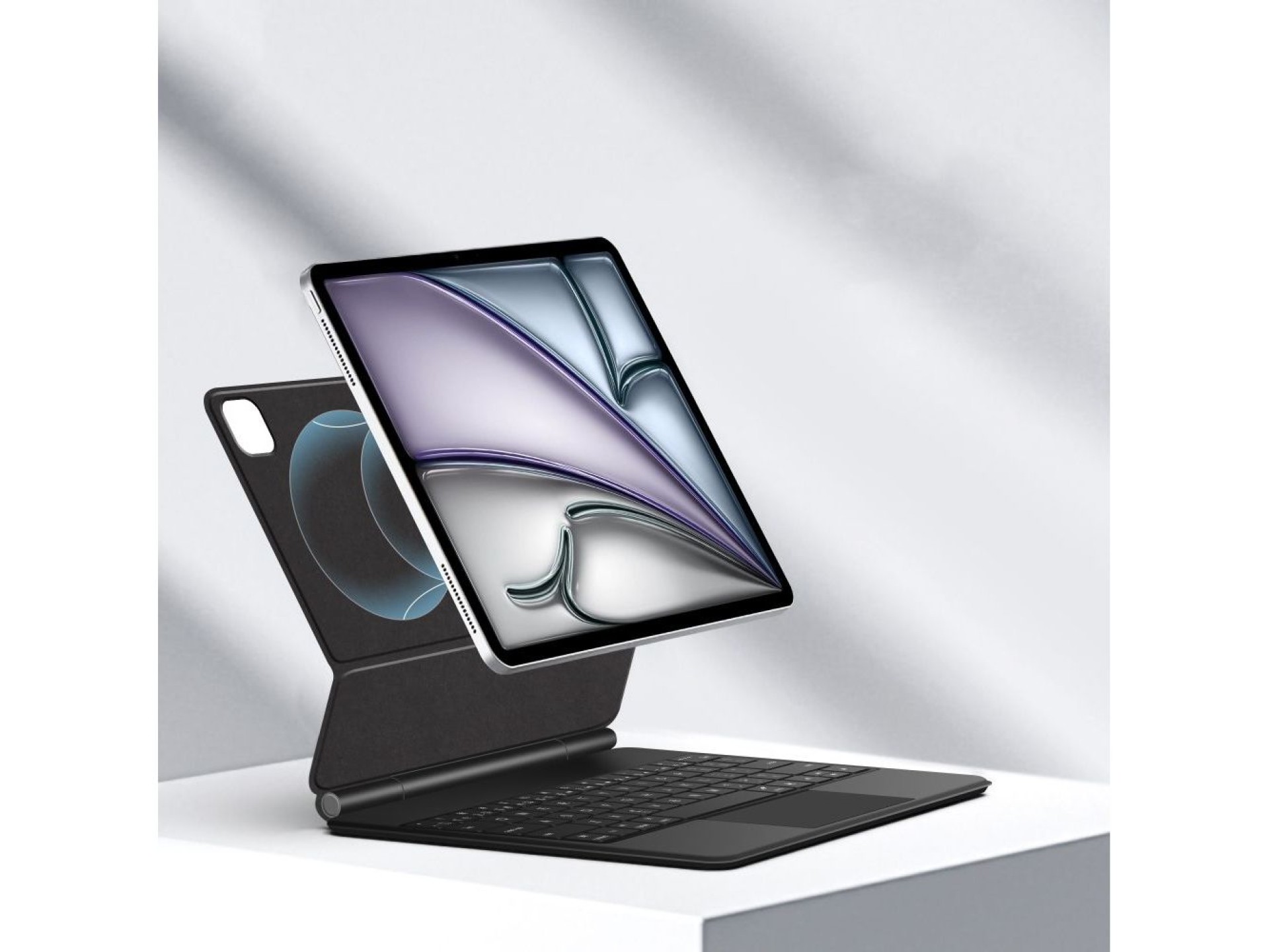 Capa magnética Tech-Protect Smartcase com teclado para iPad Pro 12,9” 2020/2021/2022 / iPad Air 13”