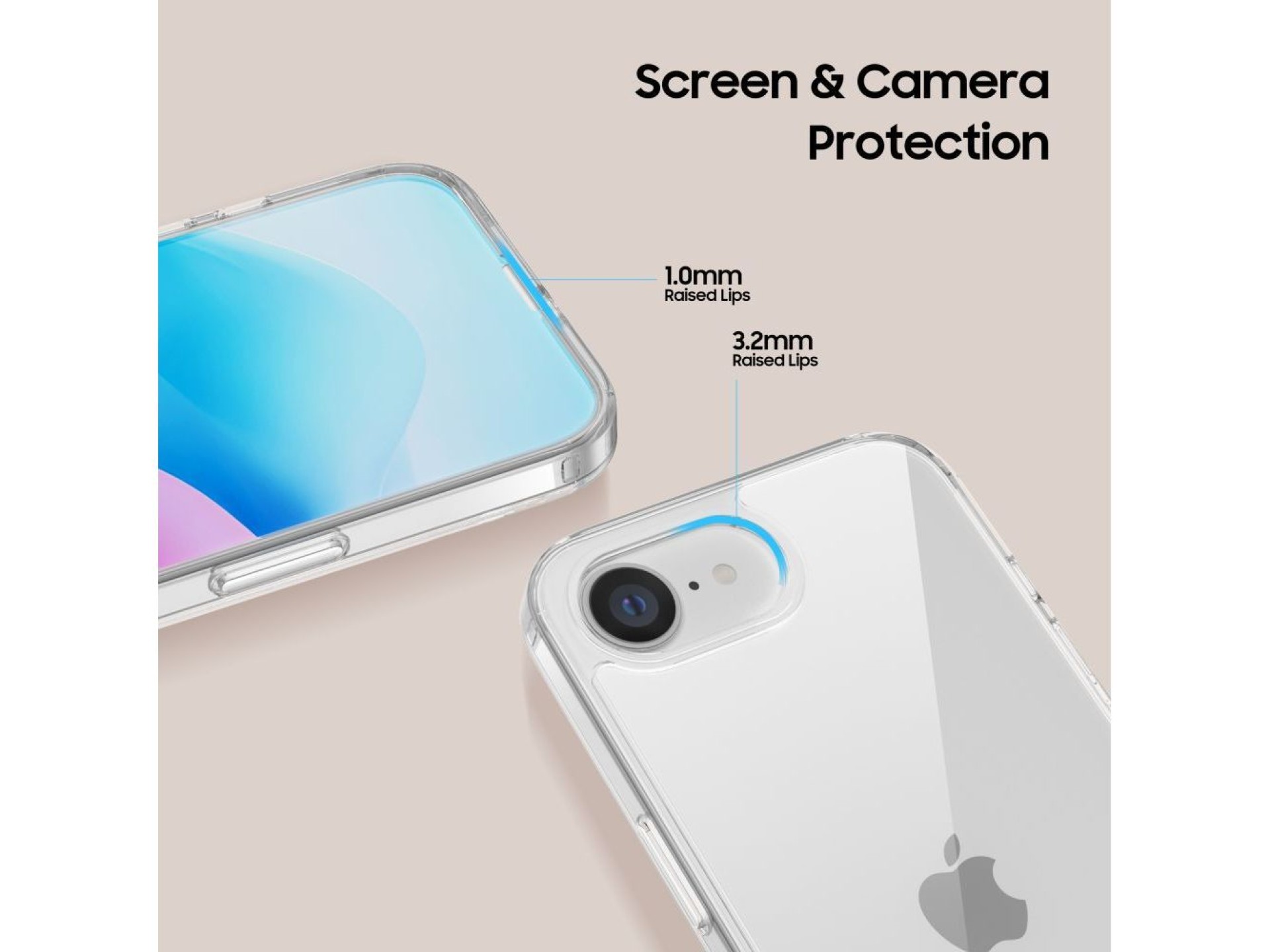 Capa híbrida Tech-Protect FlexAir para Nokia Phone 3A Pro - Transparente