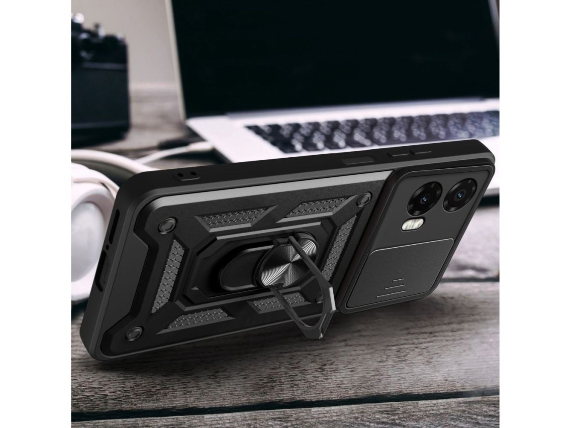 Tech-Protect CamShield Pro Case for Motorola Moto G35 5G - Black