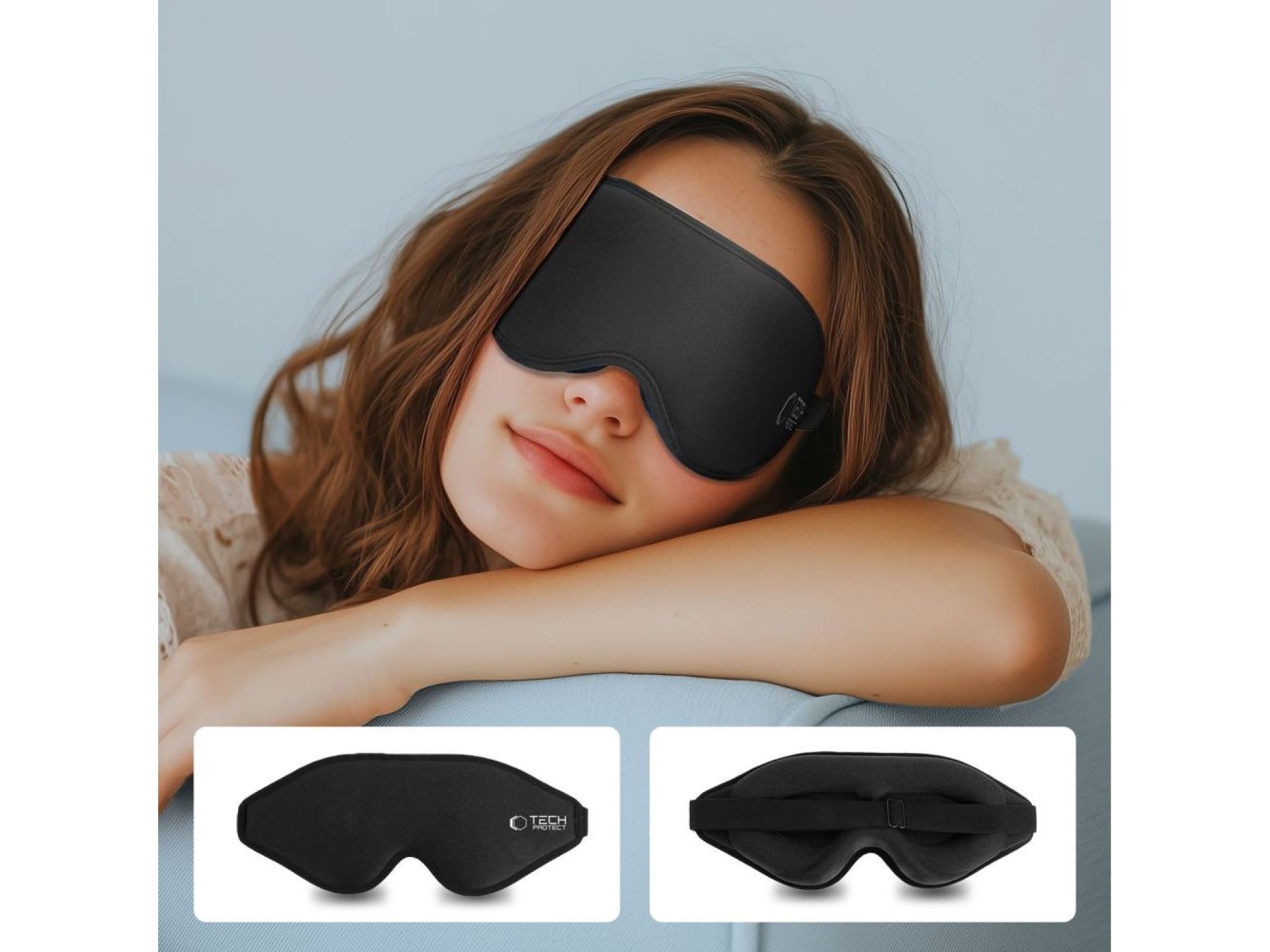 Máscara de dormir Tech-Protect Eyeshade - Preta