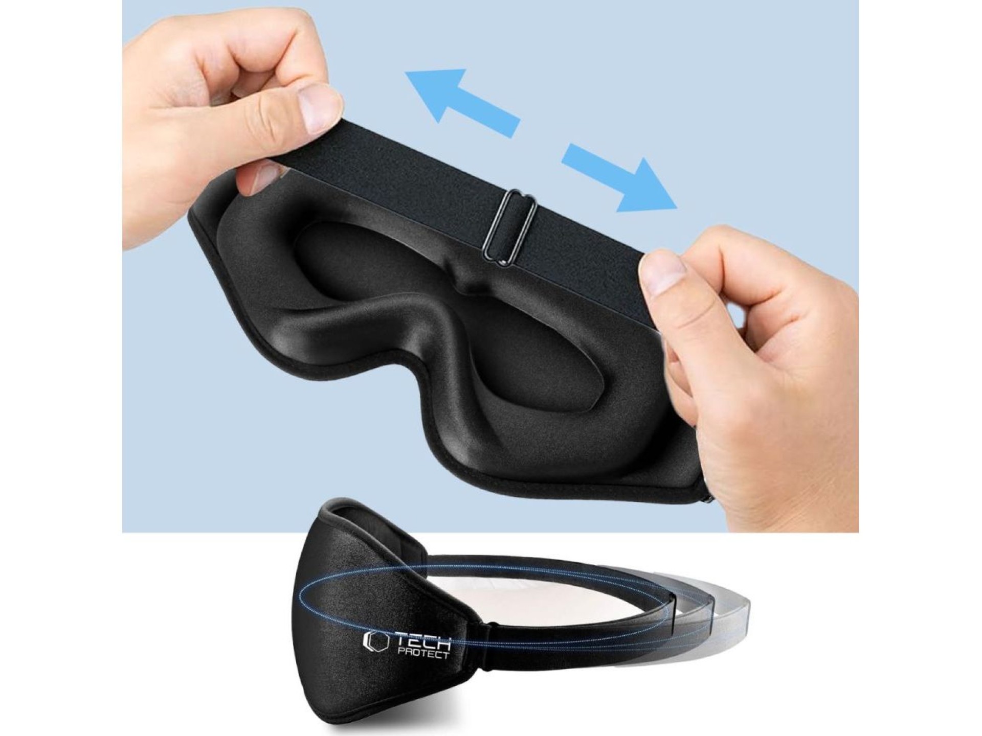 Máscara de dormir Tech-Protect Eyeshade - Preta