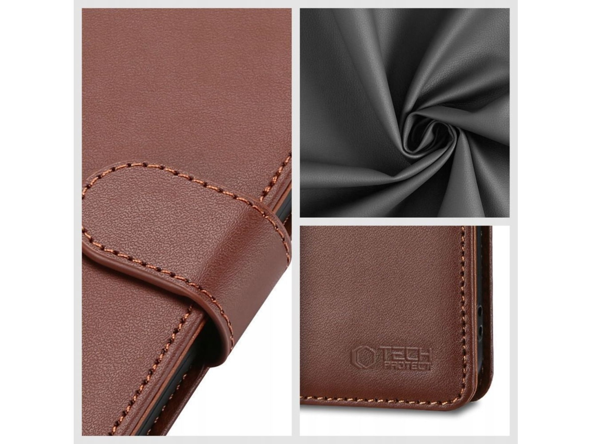 Capa carteira Tech-Protect para Samsung Galaxy M35 5G - Preta