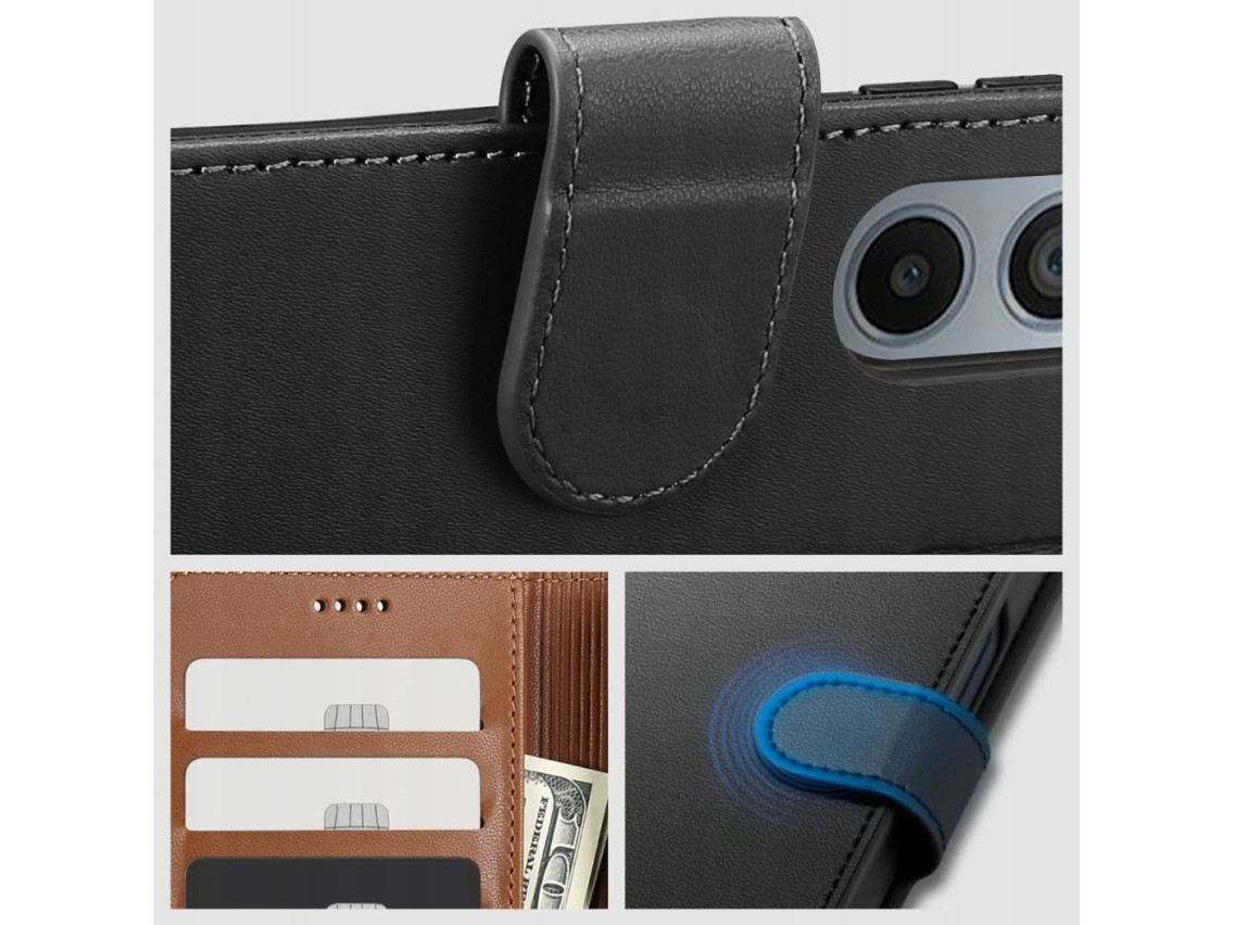 Capa carteira Tech-Protect para Samsung Galaxy M35 5G - Preta