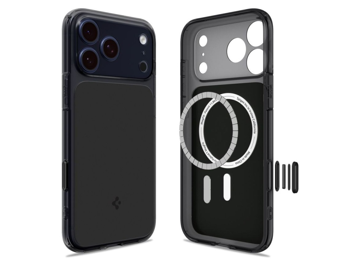 Funda Spigen Ultra Hybrid "T" MagSafe para iPhone 17 Pro - Negro mate