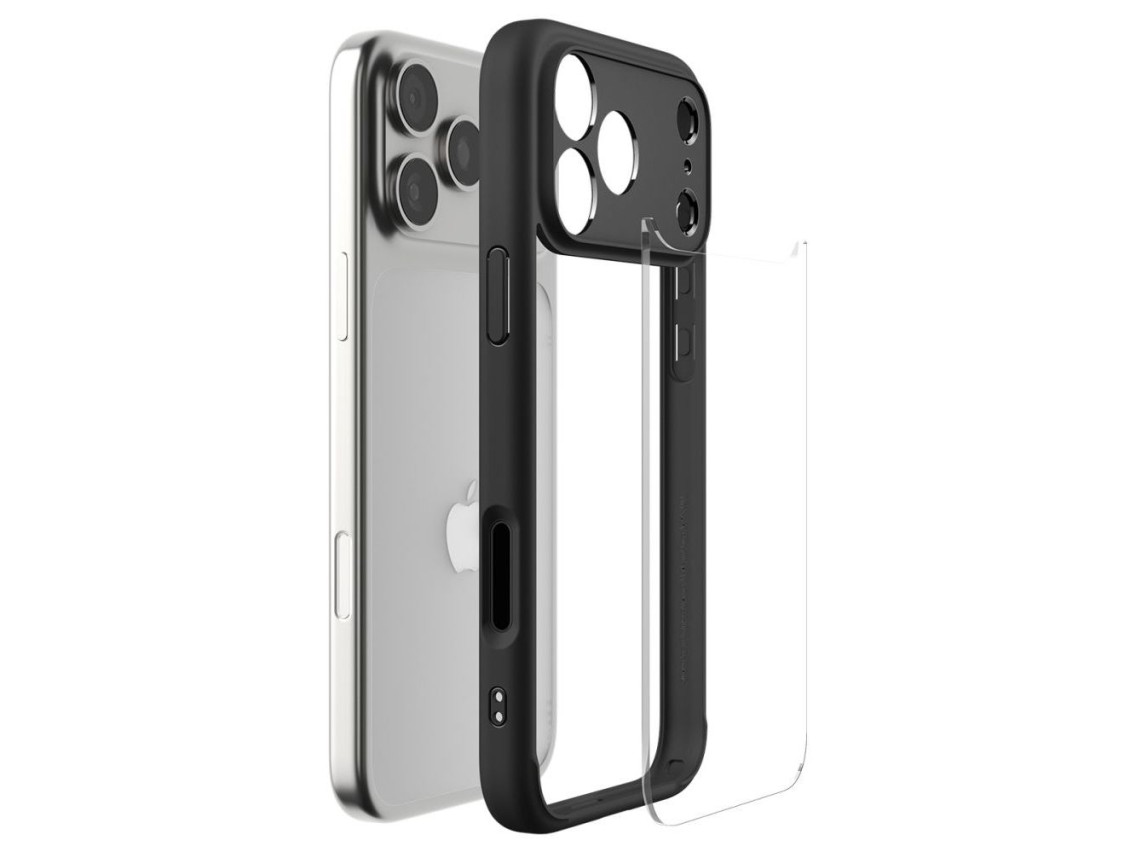 Spigen Ultra Hybrid Case for iPhone 17 Pro - Matte Black