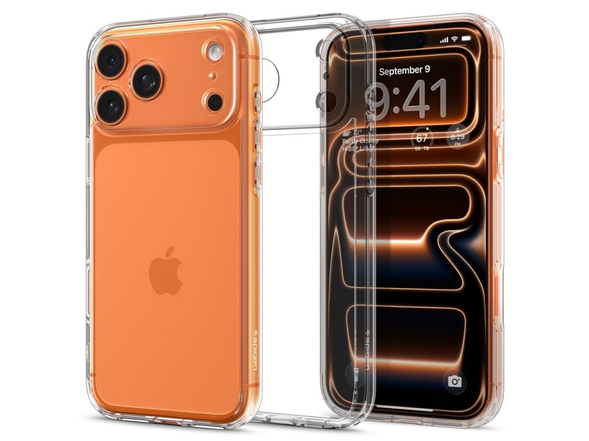 Funda Spigen Ultra Hybrid para iPhone 17 Pro - Transparente