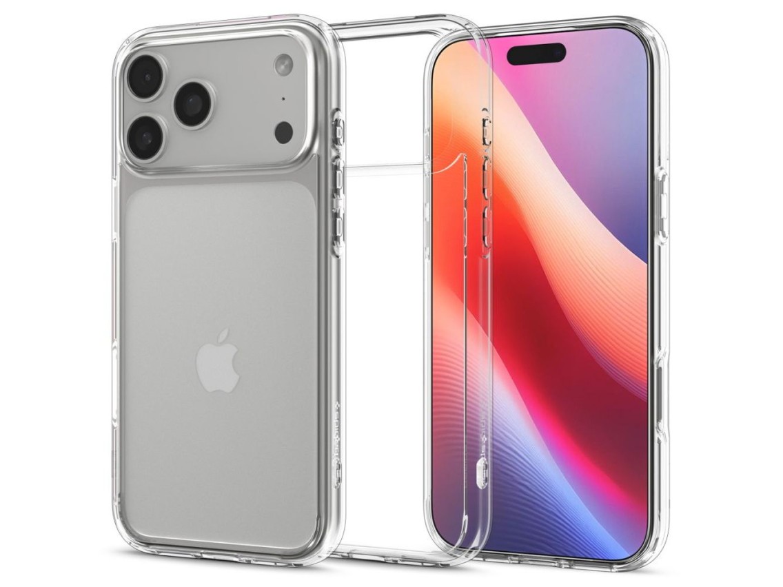 Funda Spigen Ultra Hybrid para iPhone 17 Pro - Transparente