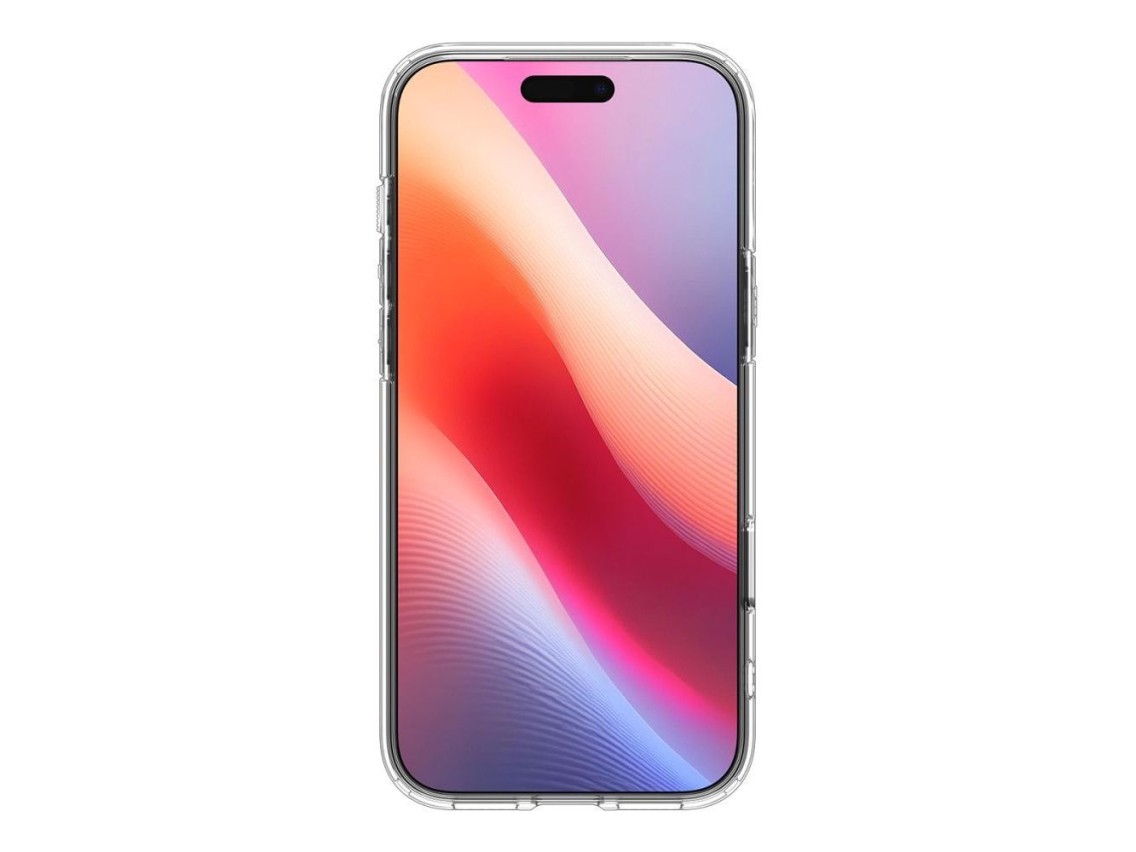 Funda Spigen Ultra Hybrid "T" MagSafe para iPhone 17 Pro - Transparente y blanca