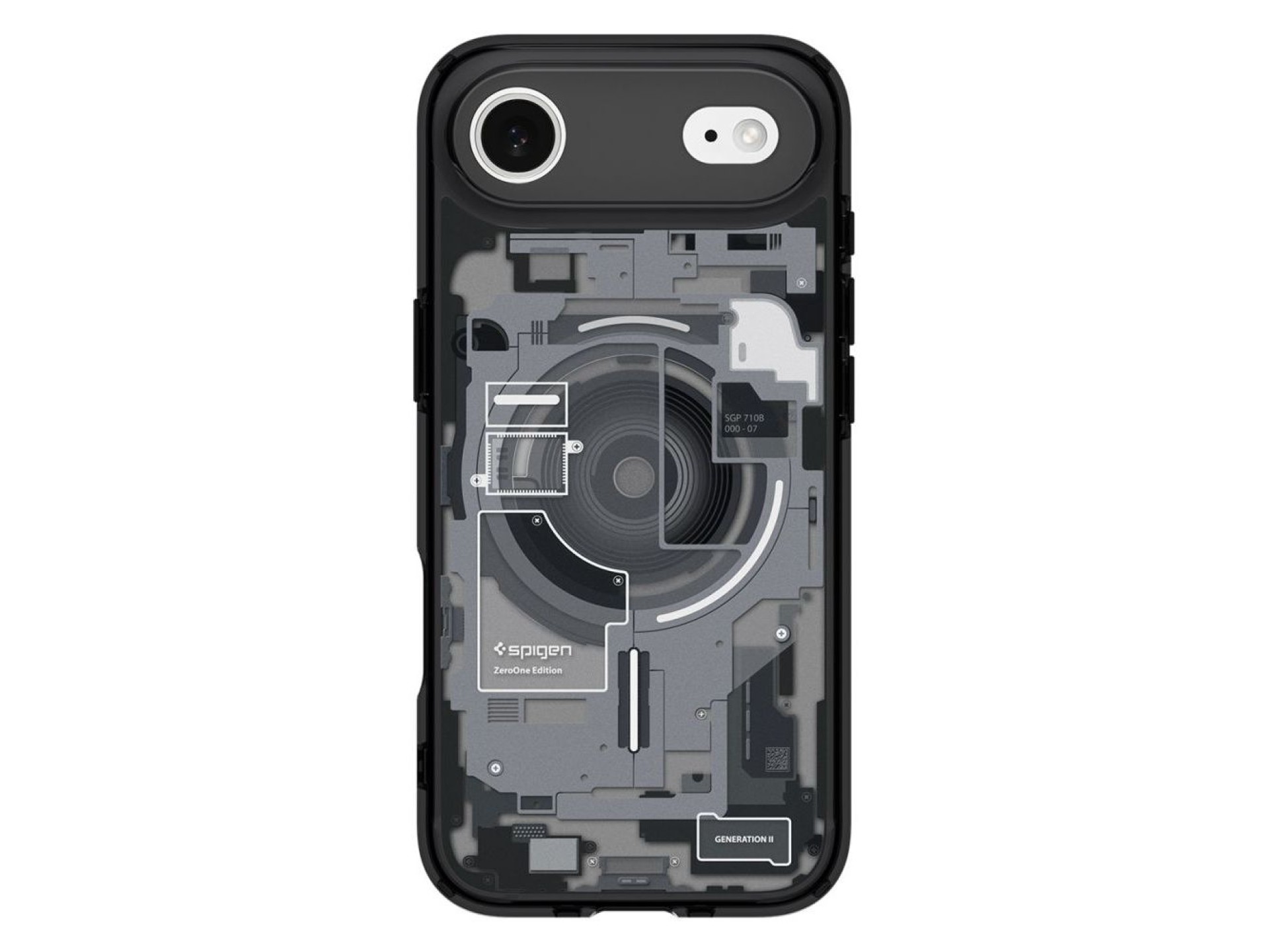 Spigen Ultra Hybrid MagSafe case for iPhone 17 Air Zero One - black