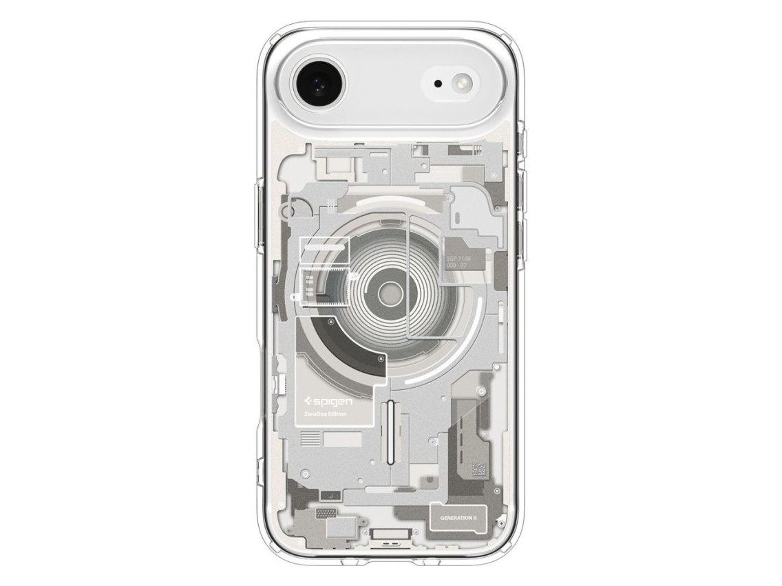 Capa Spigen Ultra Hybrid MagSafe para iPhone 17 Air Zero One - titânio