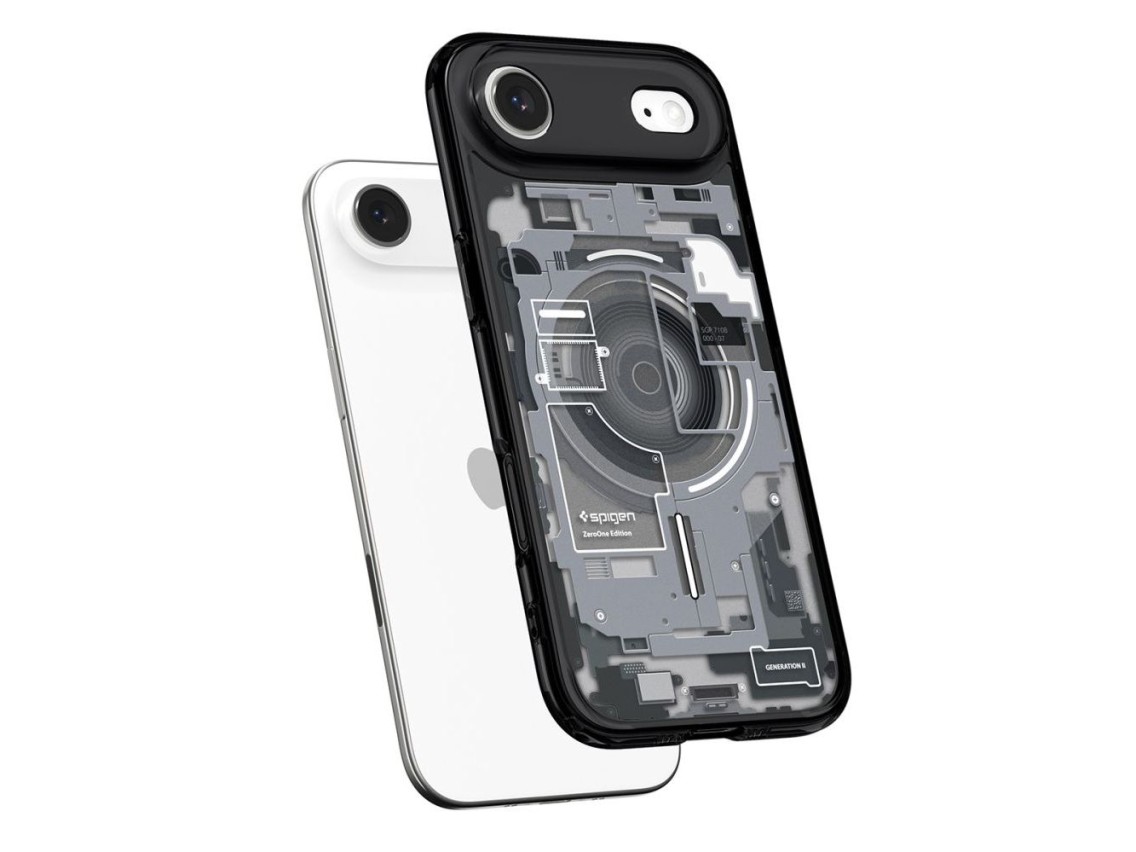 Spigen Ultra Hybrid MagSafe case for iPhone 17 Air Zero One - black