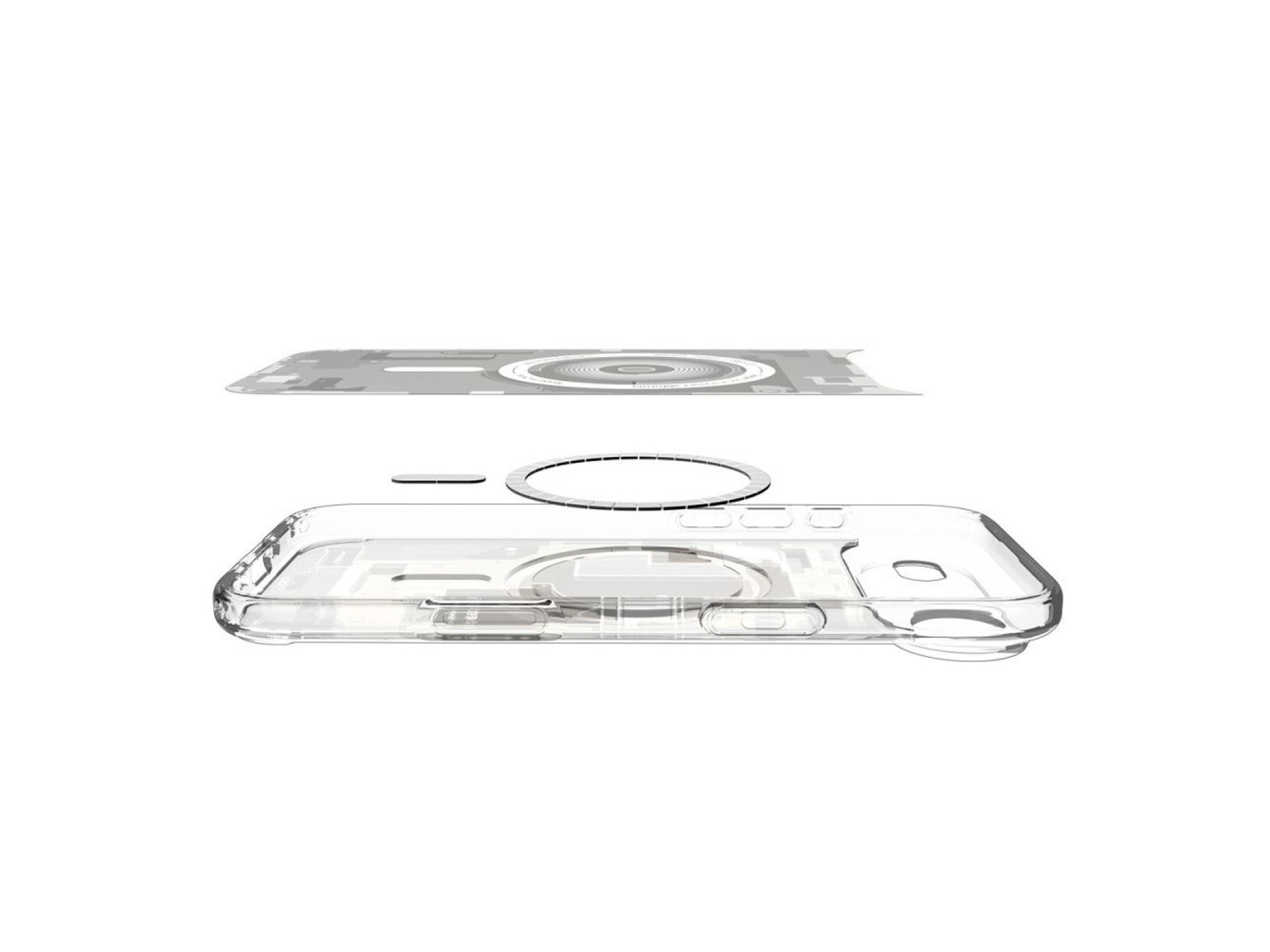 Capa Spigen Ultra Hybrid MagSafe para iPhone 17 Air Zero One - titânio