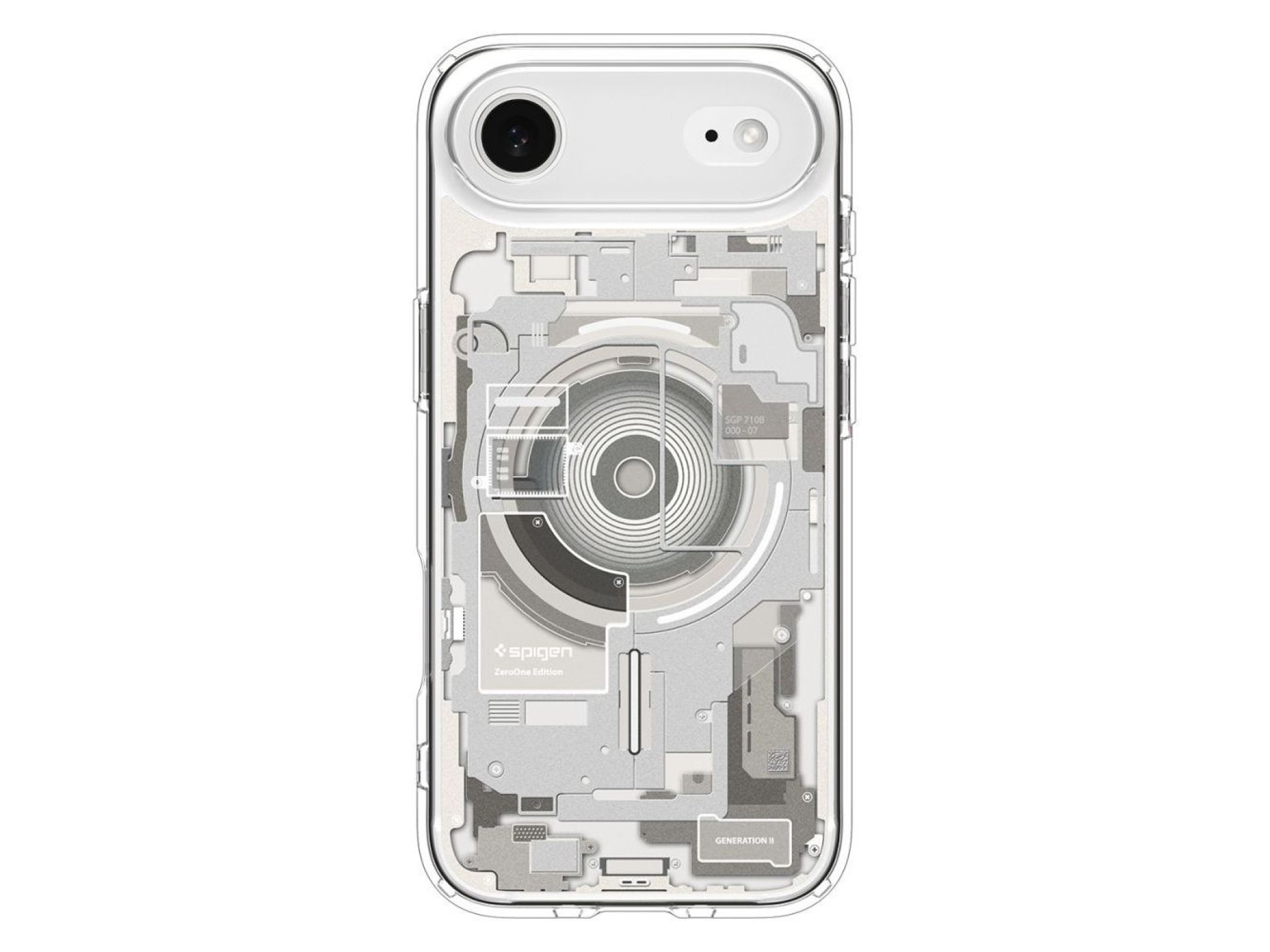 Capa Spigen Ultra Hybrid MagSafe para iPhone 17 Air Zero One - titânio