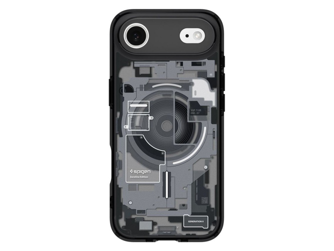 Spigen Ultra Hybrid MagSafe case for iPhone 17 Air Zero One - black