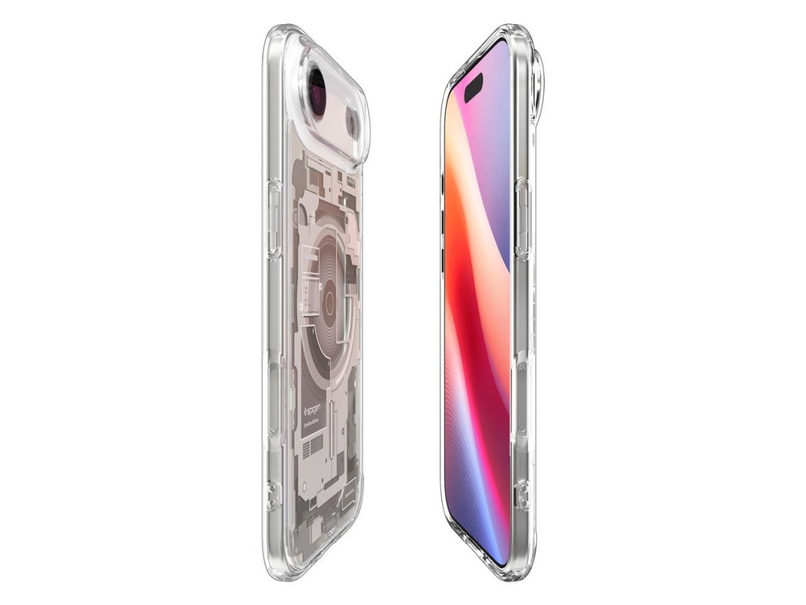 Capa Spigen Ultra Hybrid MagSafe para iPhone 17 Air Zero One - titânio