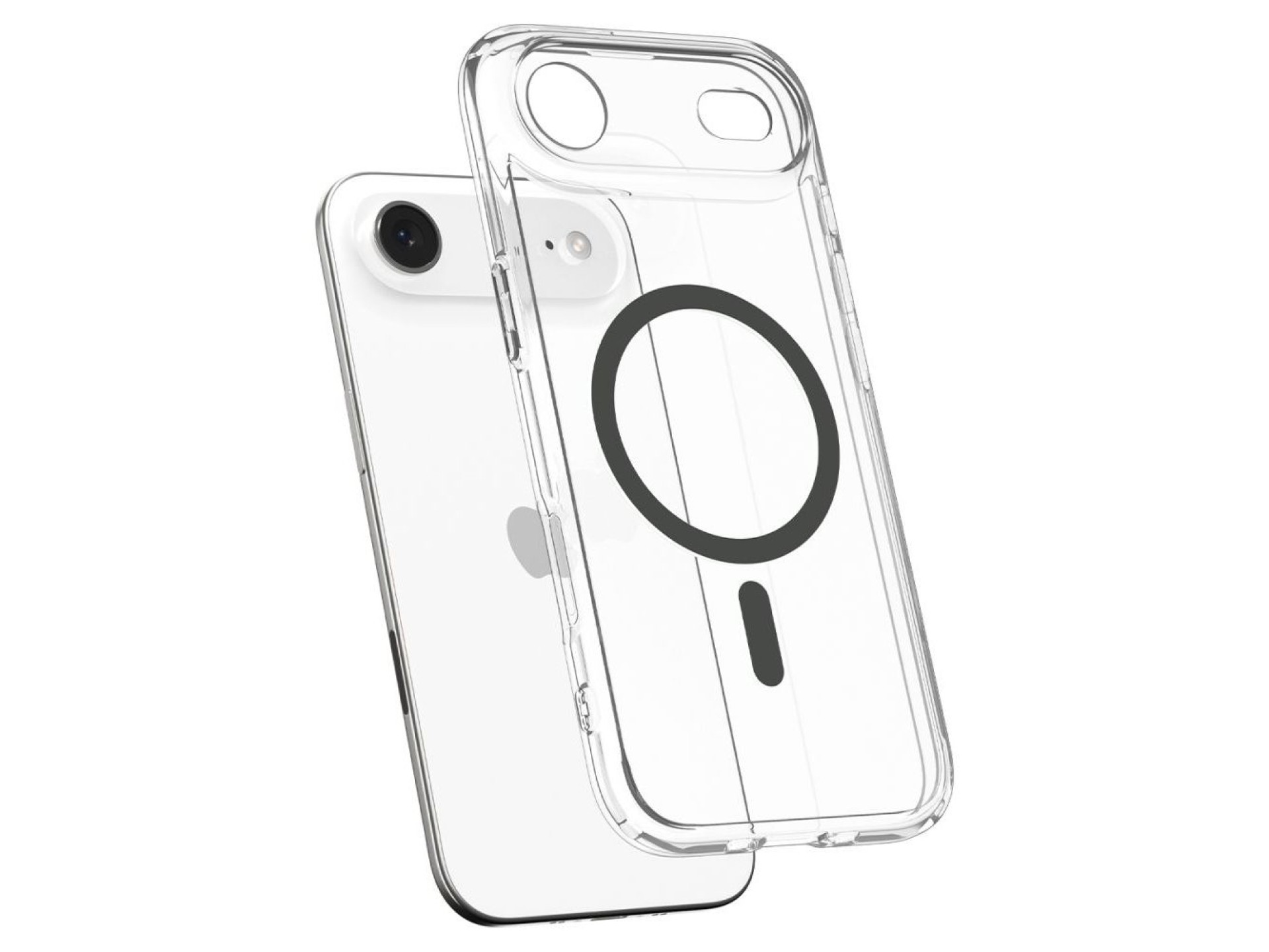 Capa Spigen Ultra Hybrid MagSafe para iPhone 17 Air - Cinza Transparente