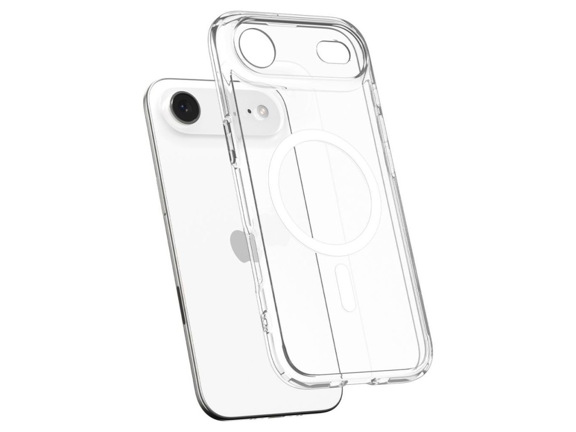 Capa Spigen Ultra Hybrid MagSafe para iPhone 17 Air - Transparente e Branca