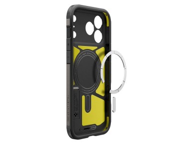 Funda Spigen Tough Armor "T" MagSafe para iPhone 17 Pro Max - Gris