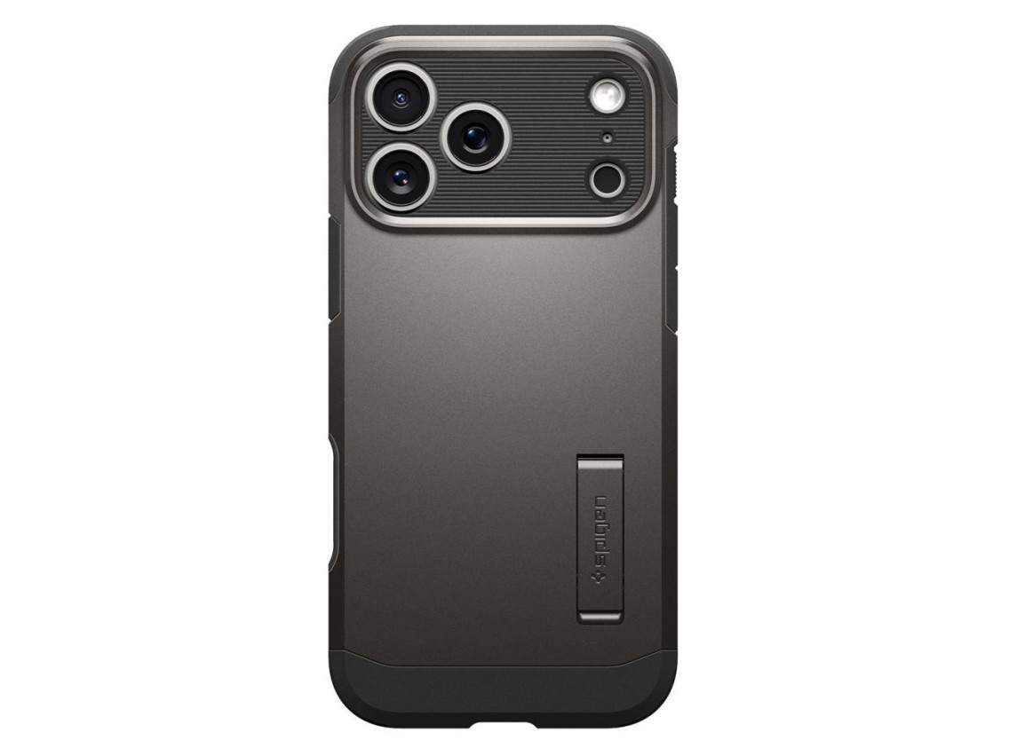 Funda Spigen Tough Armor "T" MagSafe para iPhone 17 Pro Max - Gris